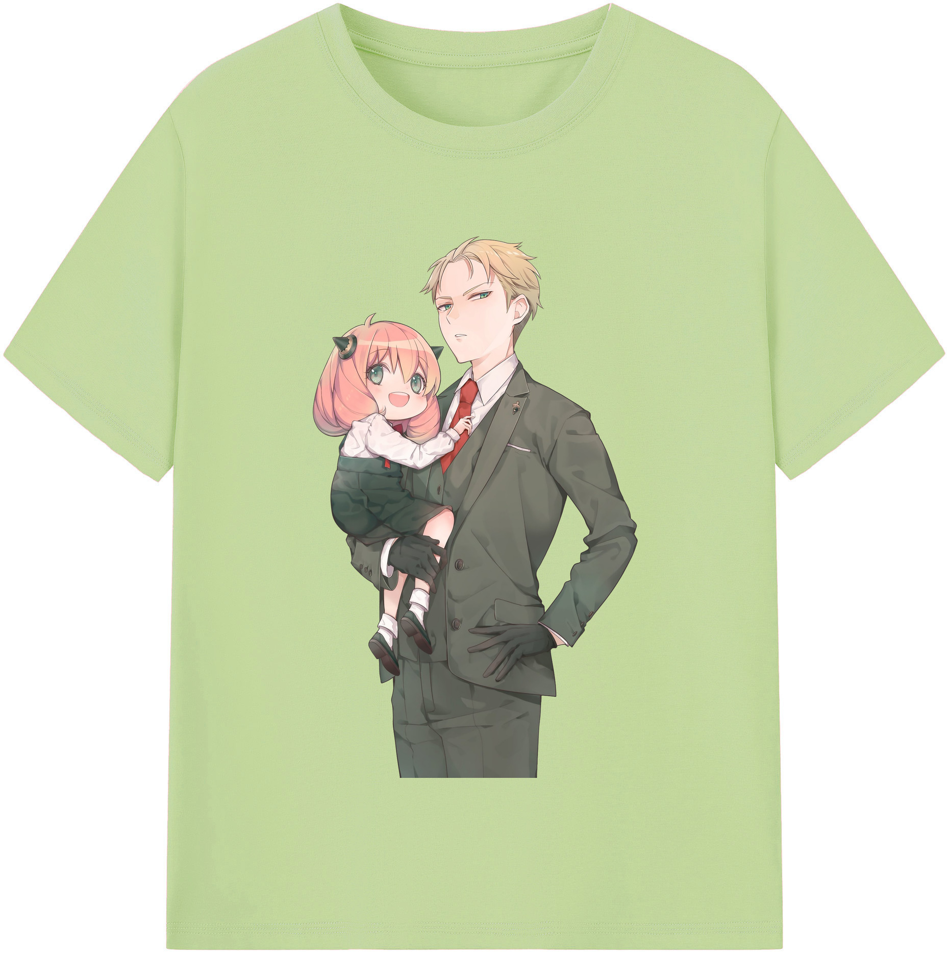 （画像用） SPY×FAMILY间谍家家酒 綿100％半袖Tシャツ（フロントプリント）